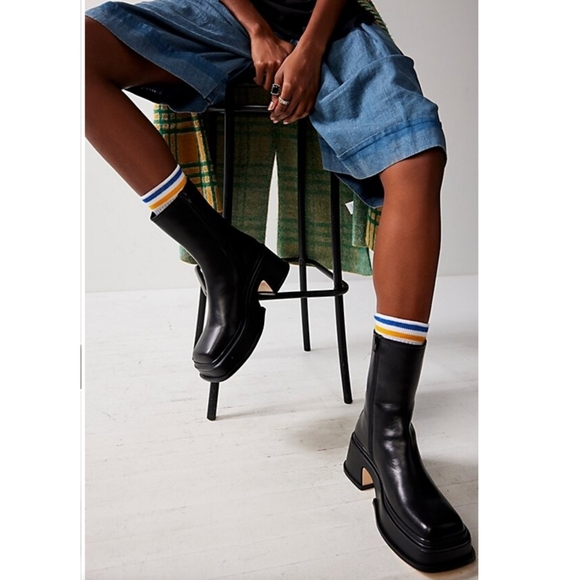 Free People JEFFREY CAMPBELL Miranda Platform Boots Size 8.5 - Picture 7 of 7